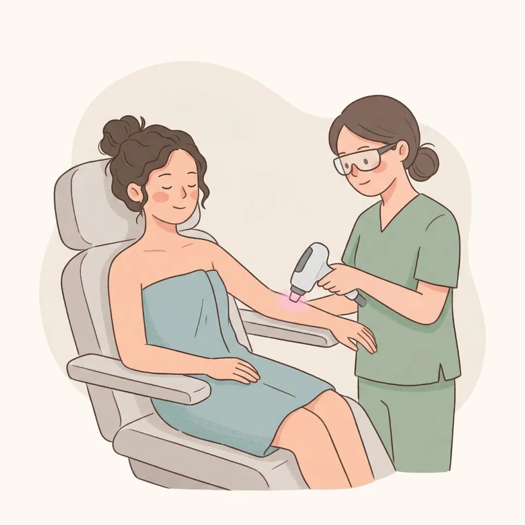 arms laser hair removal